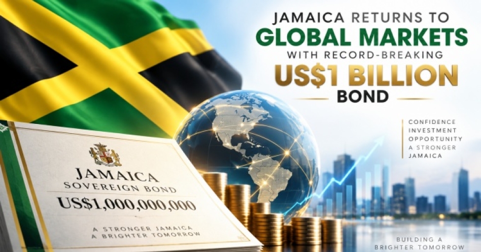 Jamaica returns to global markets with record-breaking US$1 billion bond 
