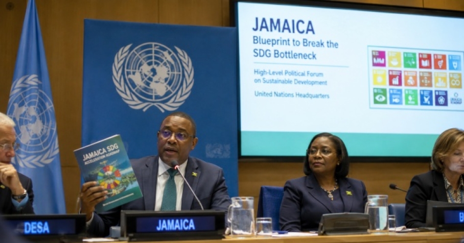 Jamaica unveils blueprint to break SDG bottleneck at UN forum