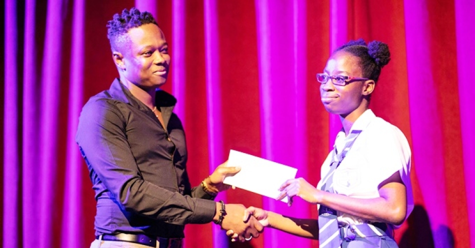 Devonique Foster is one of the top CSEC performers of the Hope Project