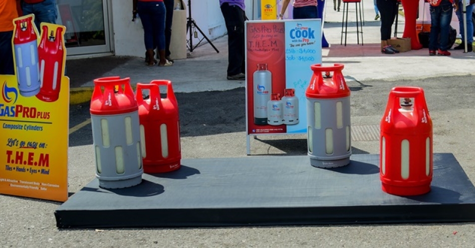 GasProPlus 25lb composite cylinders feature an innovative and aesthetically pleasing design. (Photo: Contributed)