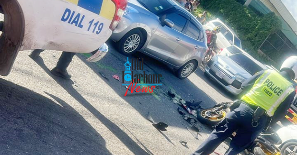 A shot of the accident scene