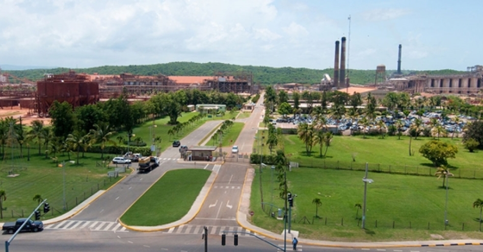 The Jamalco refinery in Halse Hall, Clarendon